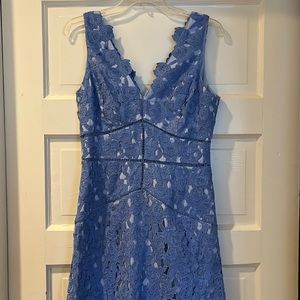 Vineyard Vines periwinkle blue lace 144th Kentucky derby dress - size 6